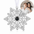 Personalized Crystals Snowflake Photo Projection Ornament