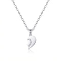 Personalized Engravable Split-Heart Couple Necklace