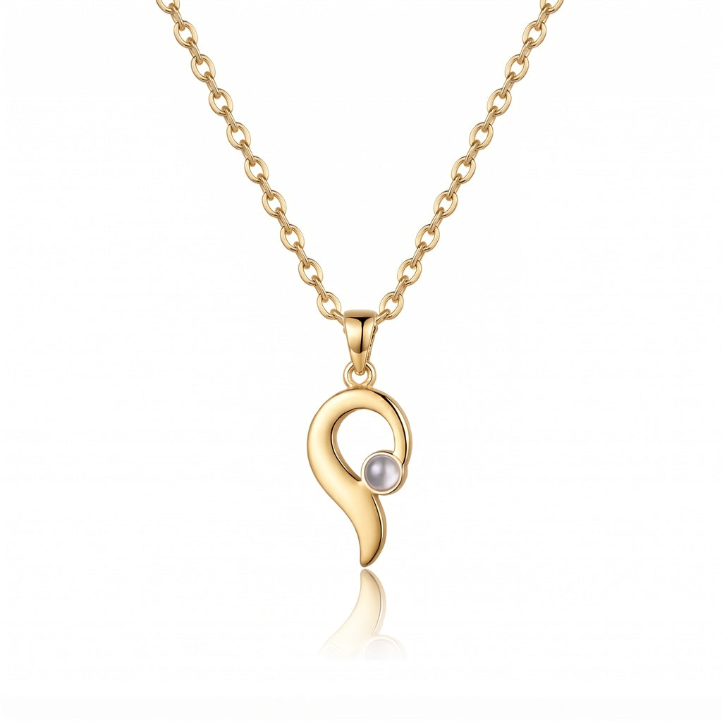 Personalized Engravable Split-Heart Couple Necklace - Gold2